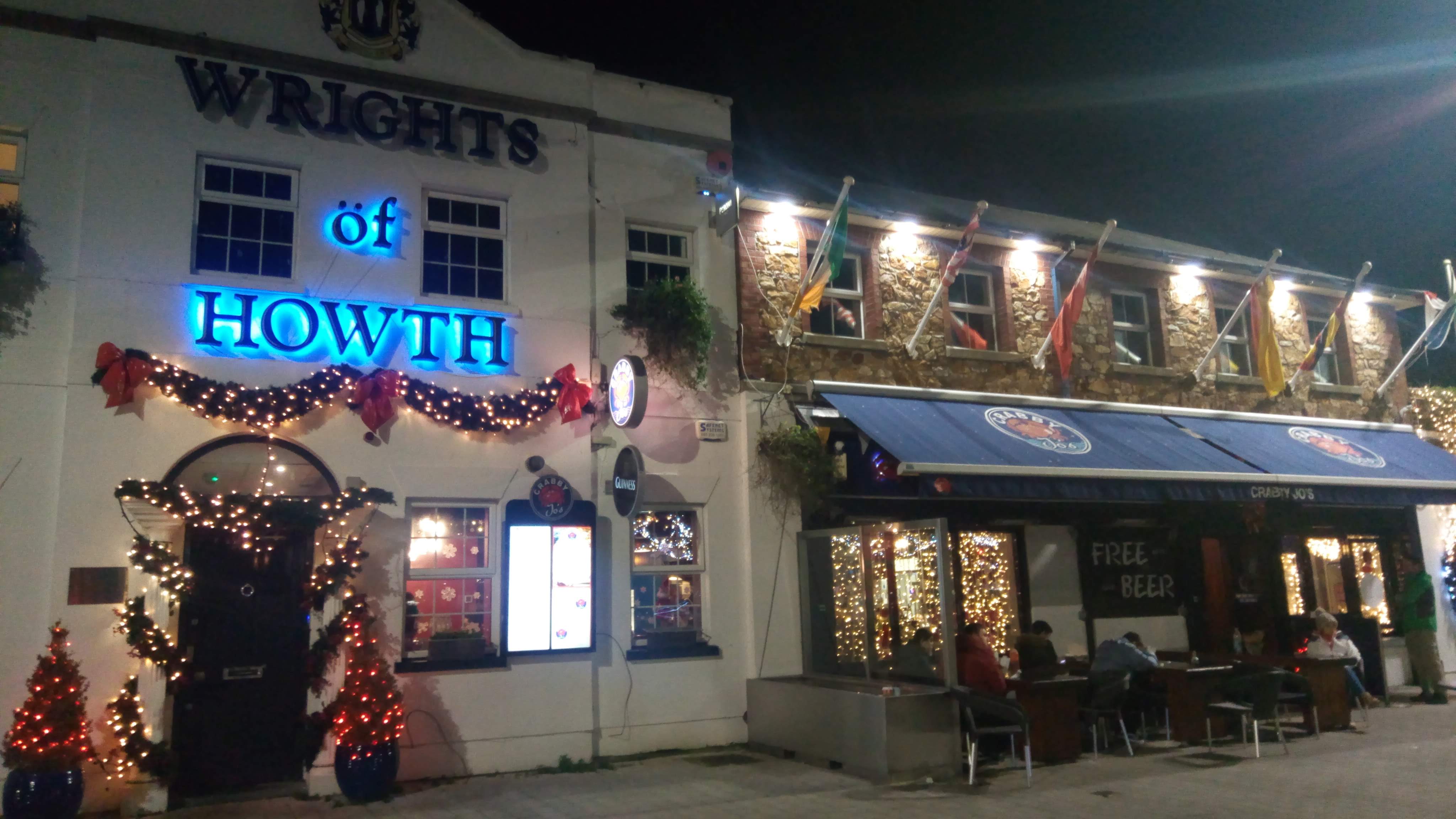 Le Crabby's Jo, un excellent fish and chips à Howth, village de pêcheurs près de Dublin, Irlande